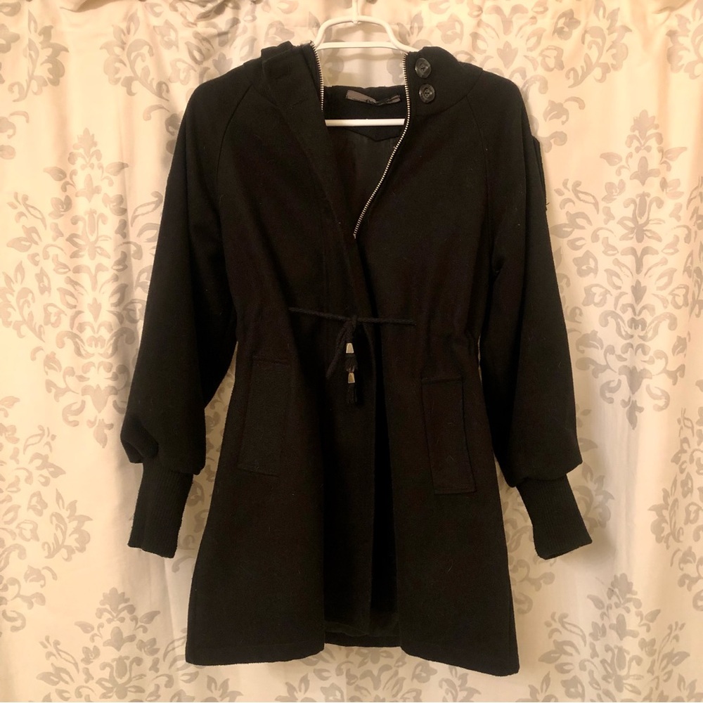 Charcoal Winter Trench Coat